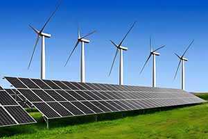 Fiberglass is used in both wind and solar power generation